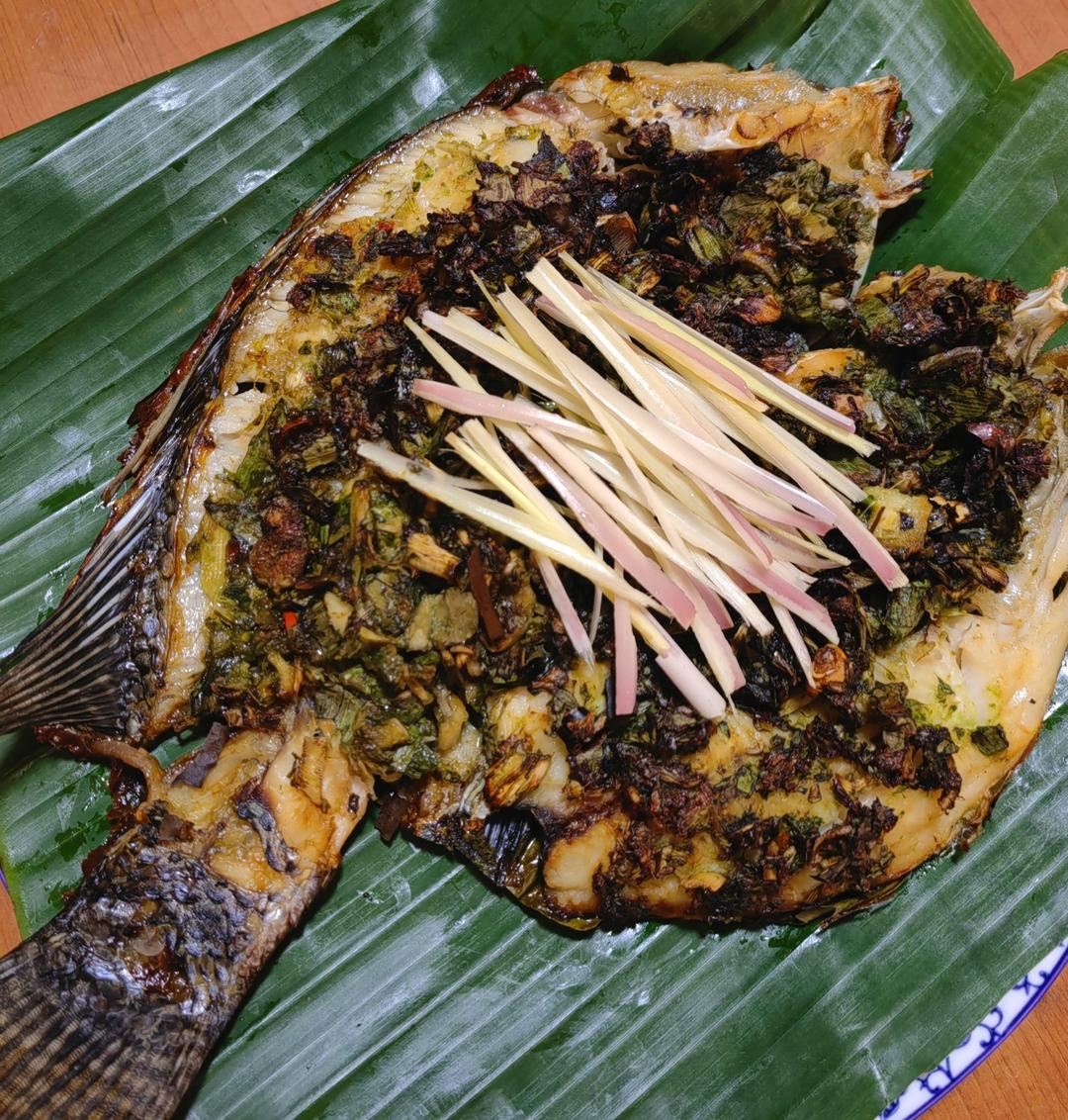傣味烤鱼的做法