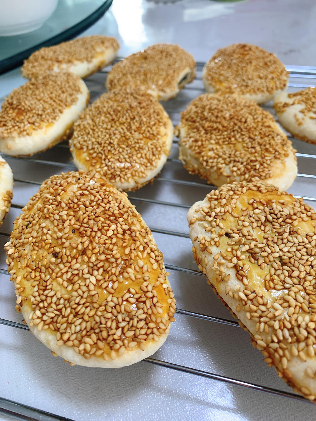 芝麻椒盐牛舌饼（北京小吃）