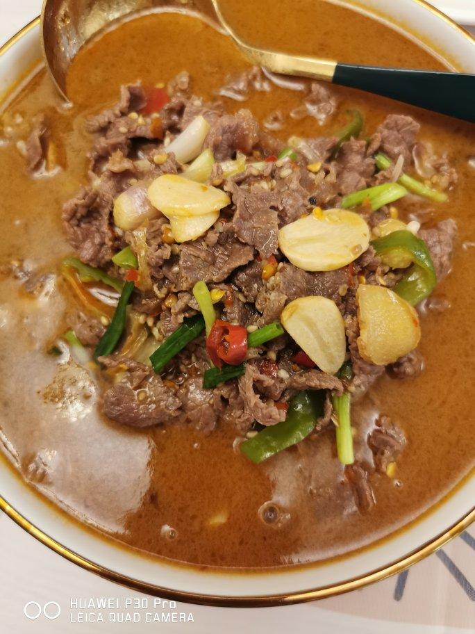 家庭版水煮牛肉片