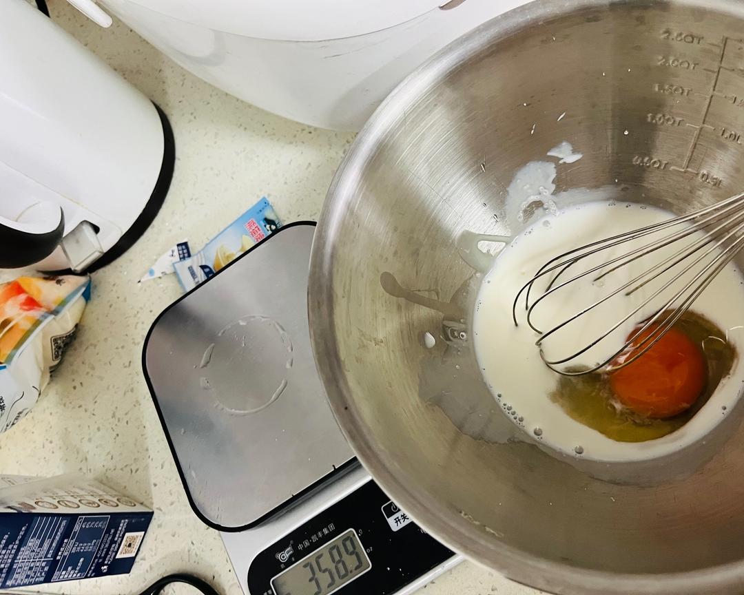 纯奶手撕吐司的做法 步骤1