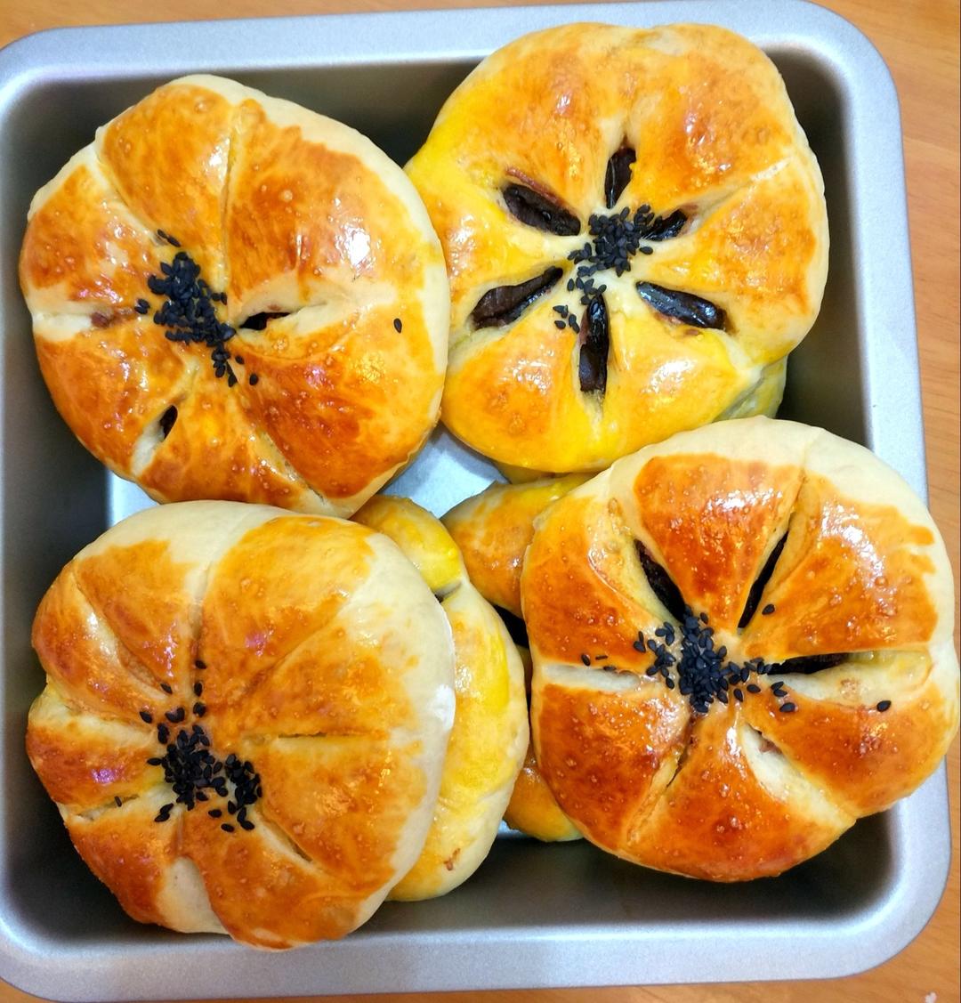 早餐豆沙包