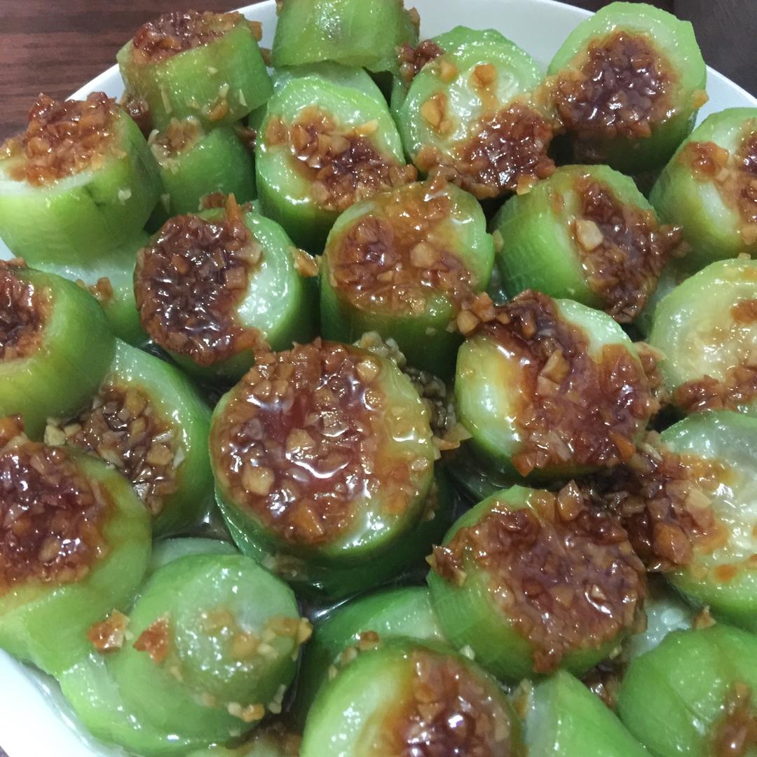 蒜蓉蒸丝瓜