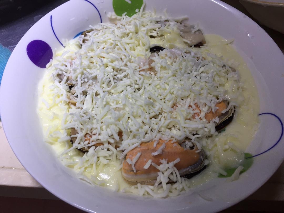 大虾芝士焗土豆泥