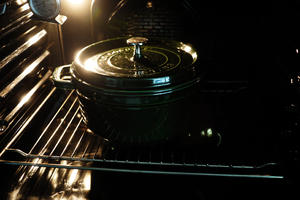全麦山核桃橄榄欧包-Staub珐琅铸铁锅的做法 步骤8