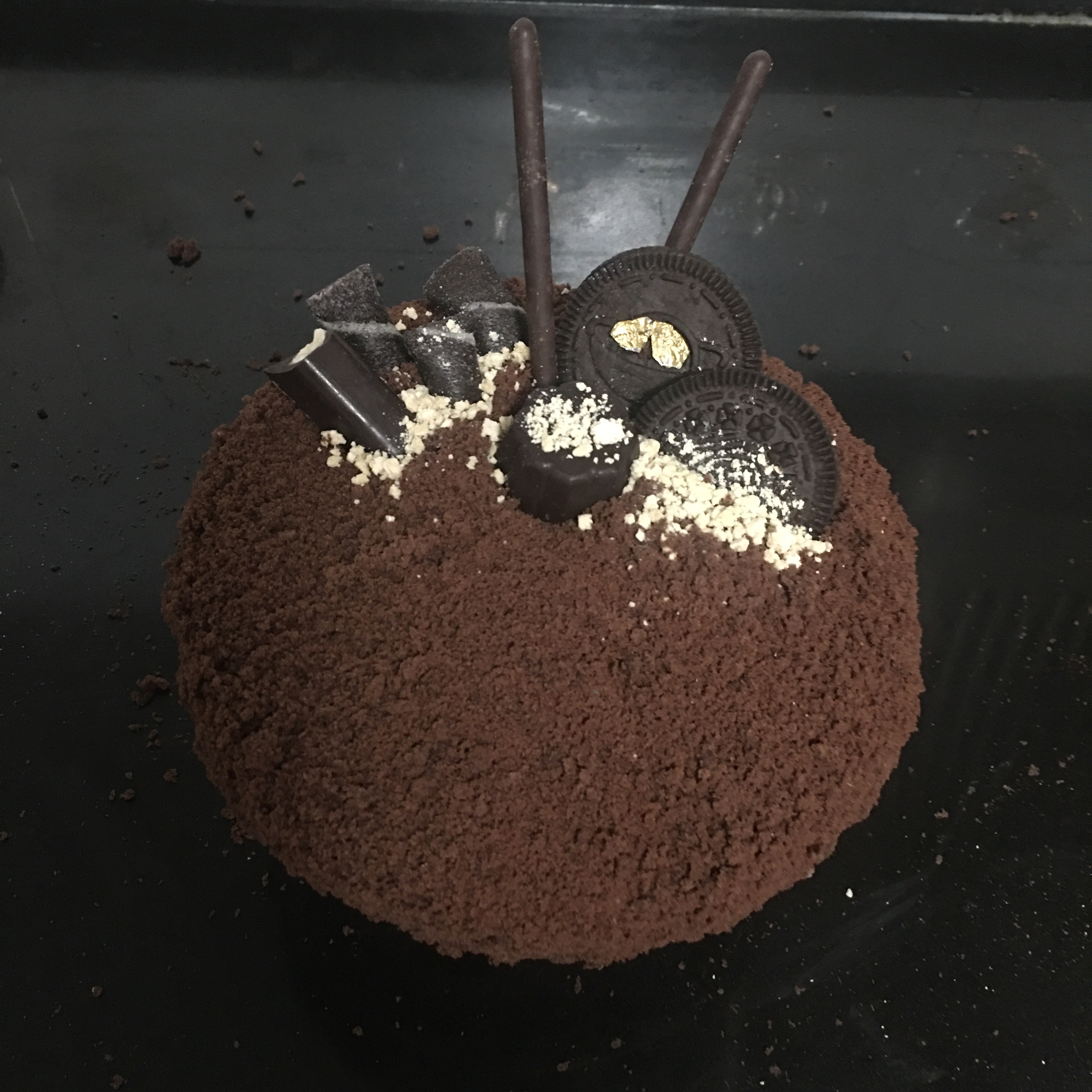 健康低脂、伪·北海道巧克力双层芝士蛋糕（六寸）的做法 步骤15