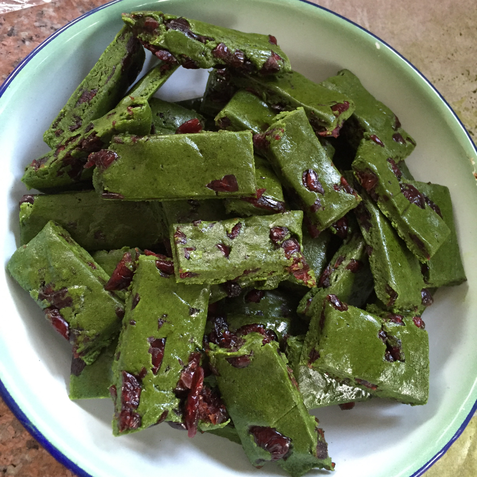 【麦记手作】抹茶蔓越莓奶~糖~