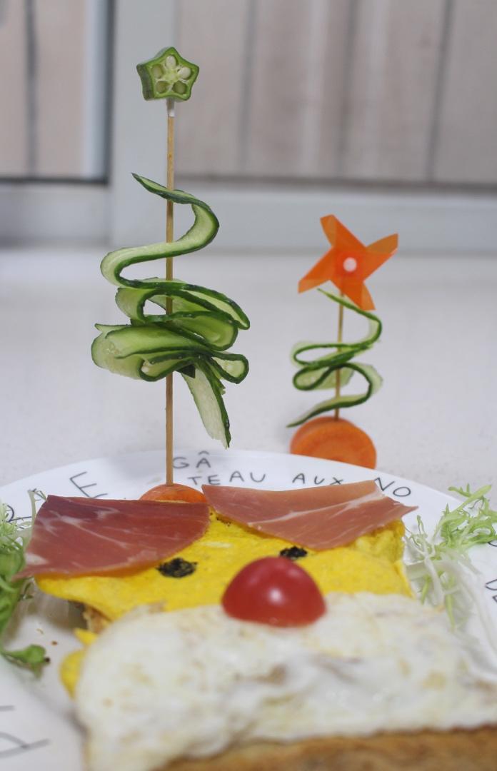 【3】一分钟简单快手美味颜值外貌新年元旦年夜饭好看漂亮创意圣诞树沙拉系列-迷你树