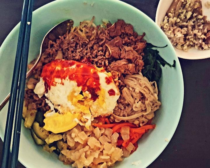 韩式拌饭的做法