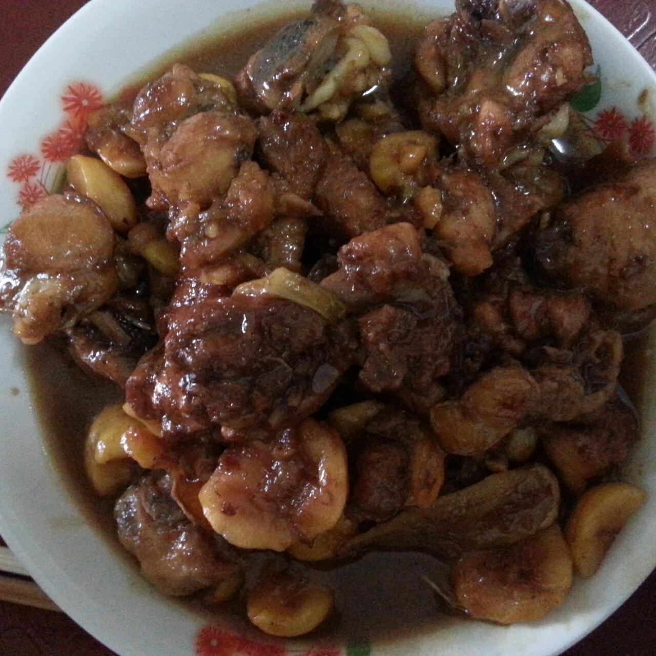 栗子烧鸡腿