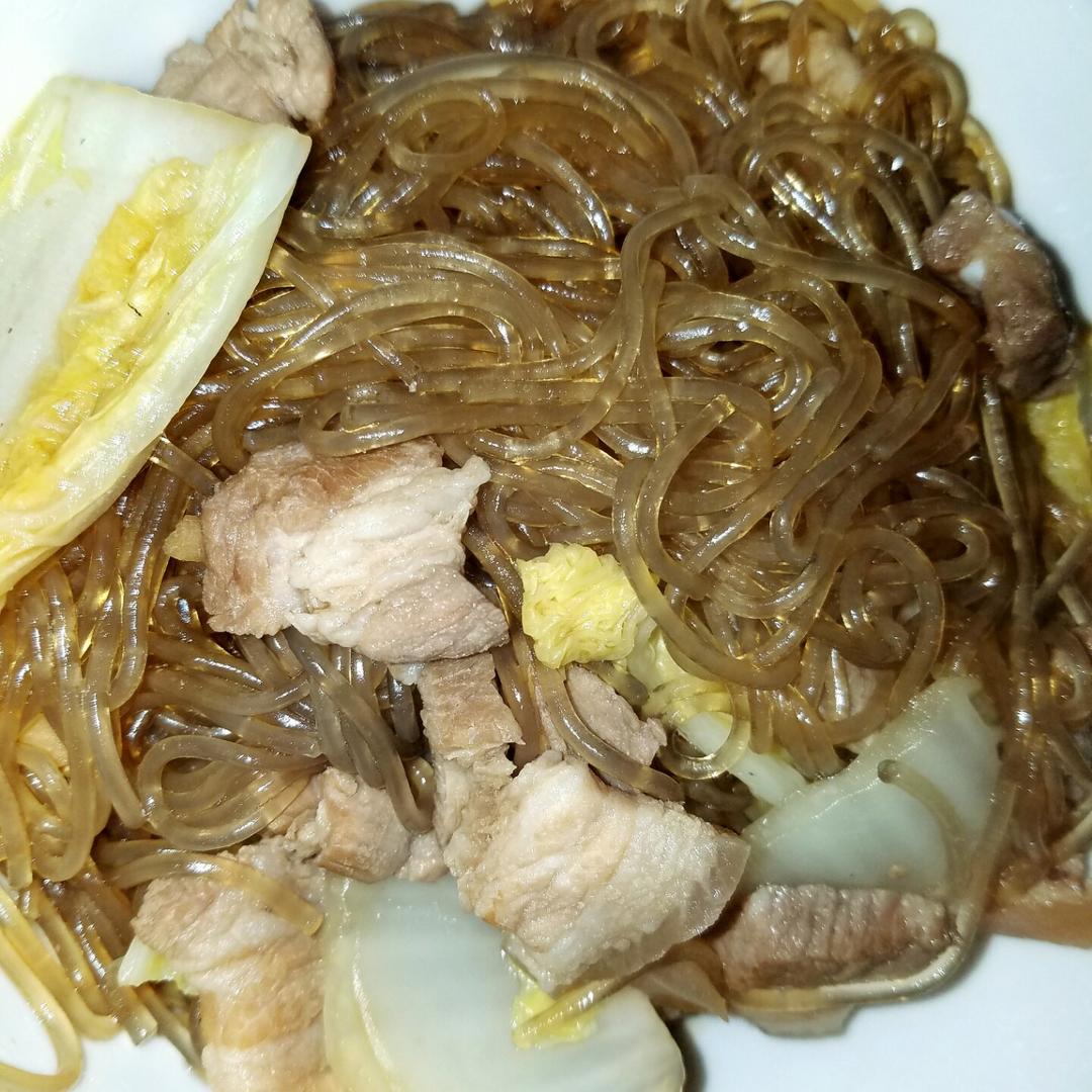 猪肉白菜炖粉条