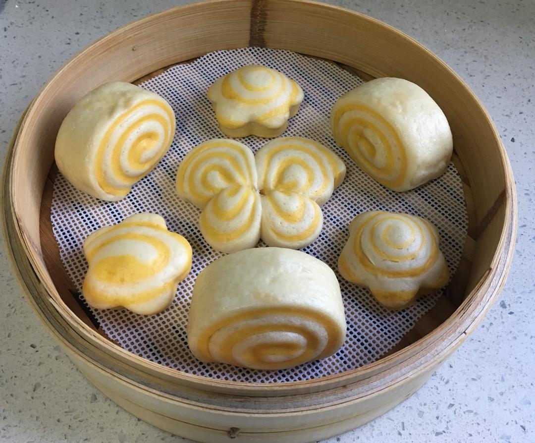 胡萝卜玫瑰馒头
