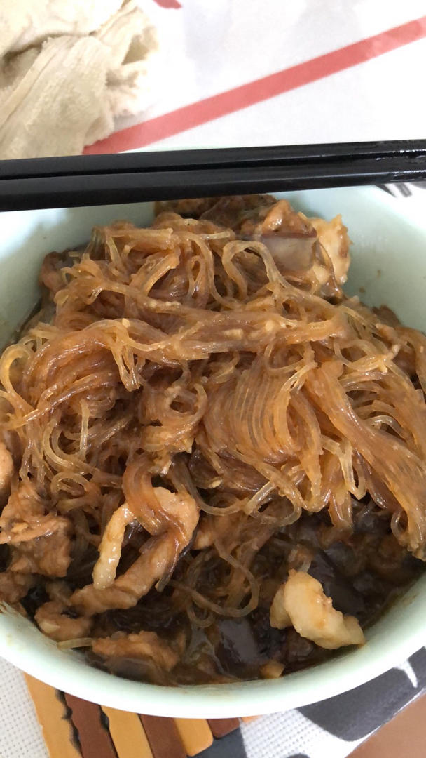 肉末茄子粉丝煲