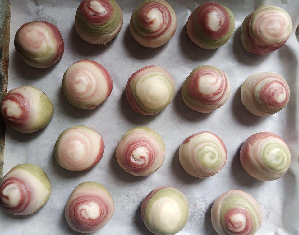 彩虹蛋黄酥（无色素版）