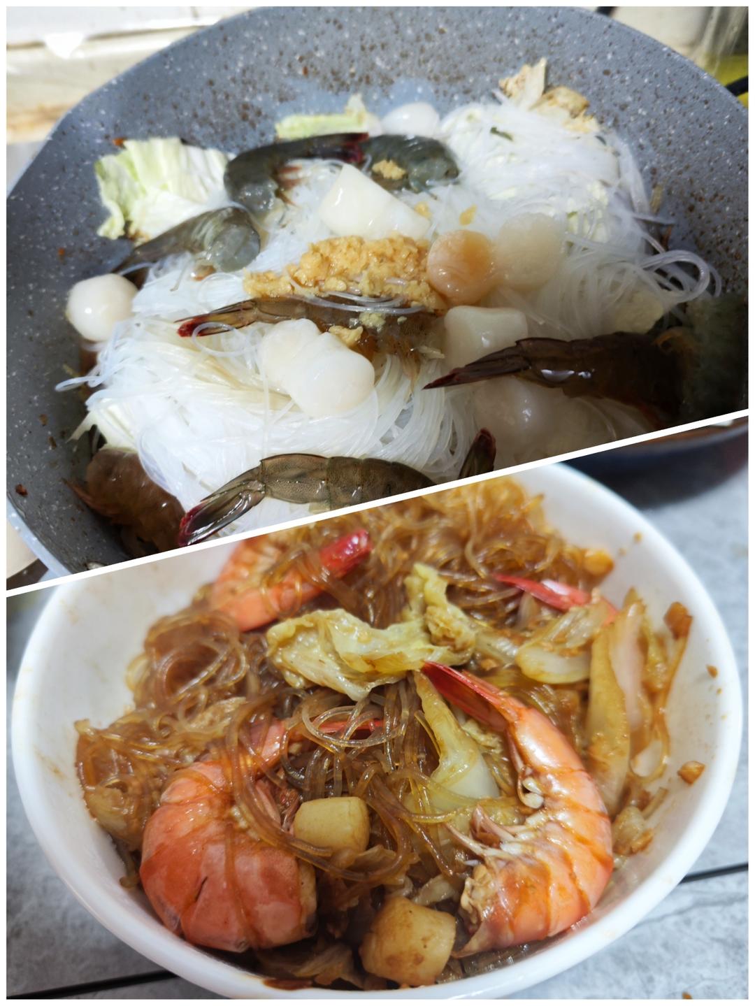 好吃到鲜掉眉毛的鲜虾粉丝煲！