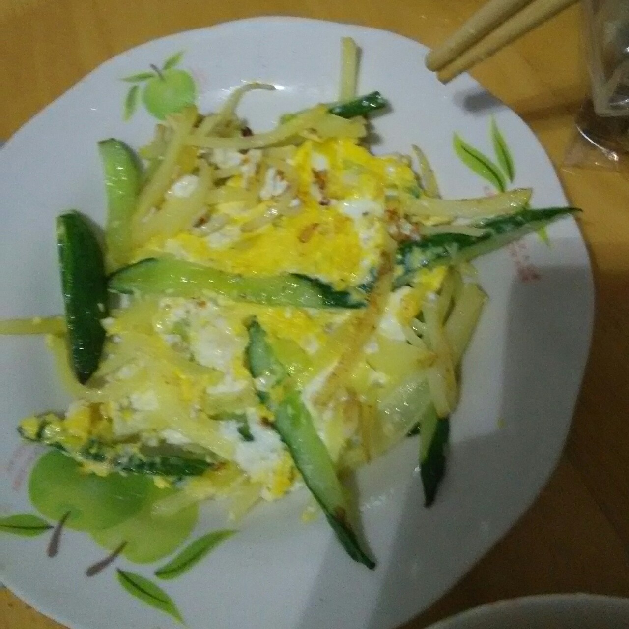 快手早餐—马铃薯火腿蛋