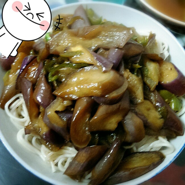 青椒炒茄子