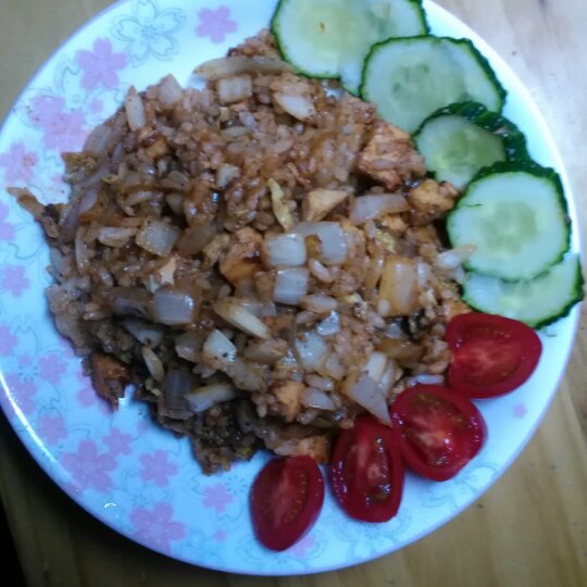 洋葱炒饭