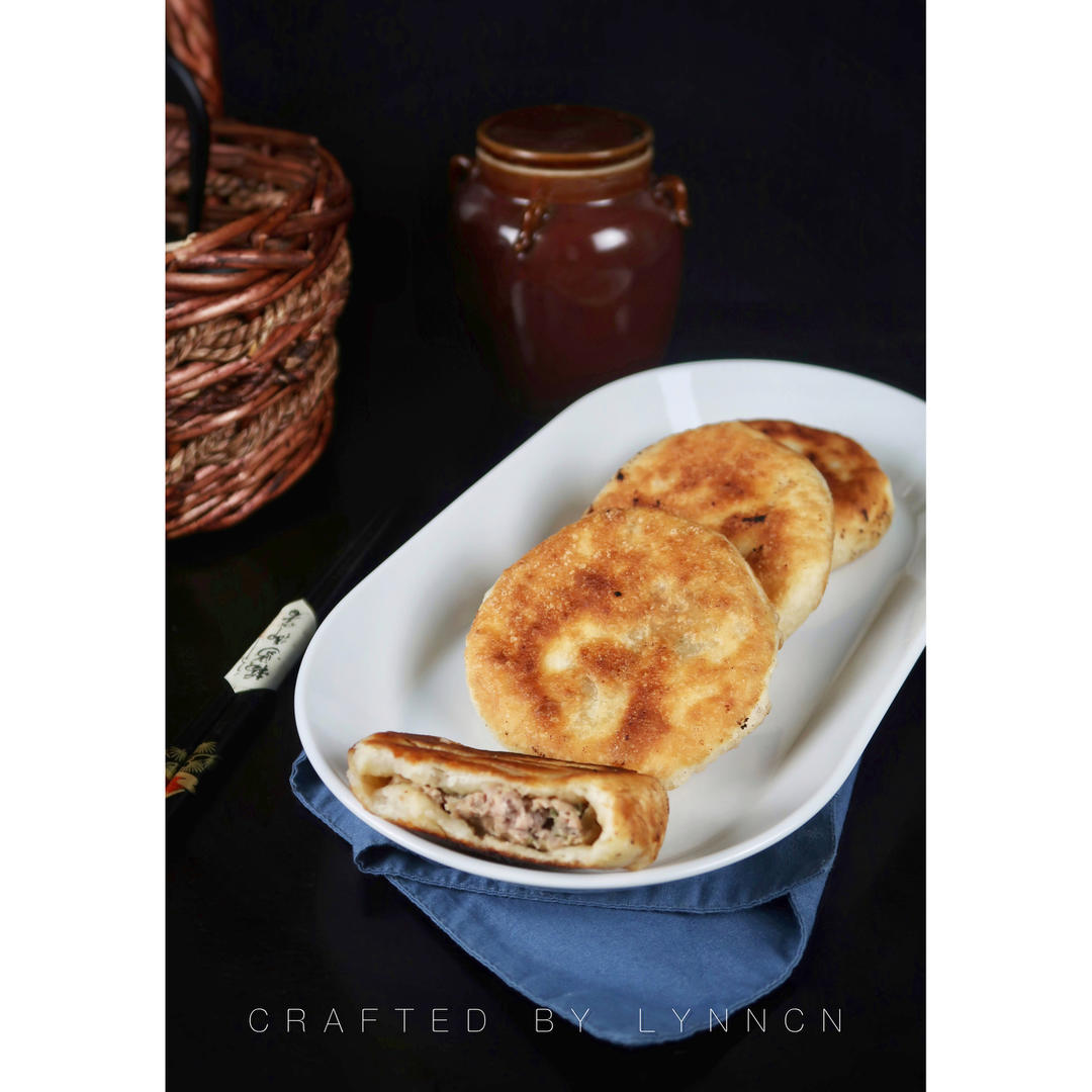 堂妈教你做油酥肉火烧