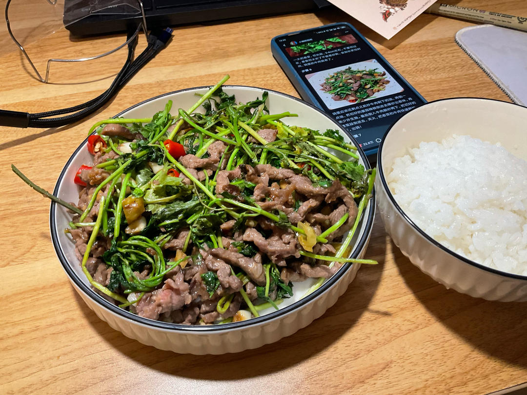 小炒黄牛肉，肉嫩味香！太好吃了简直是米饭杀手！