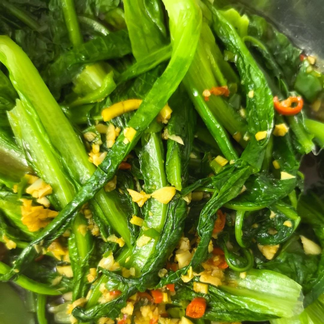 白灼油麦菜——晚间减肥餐