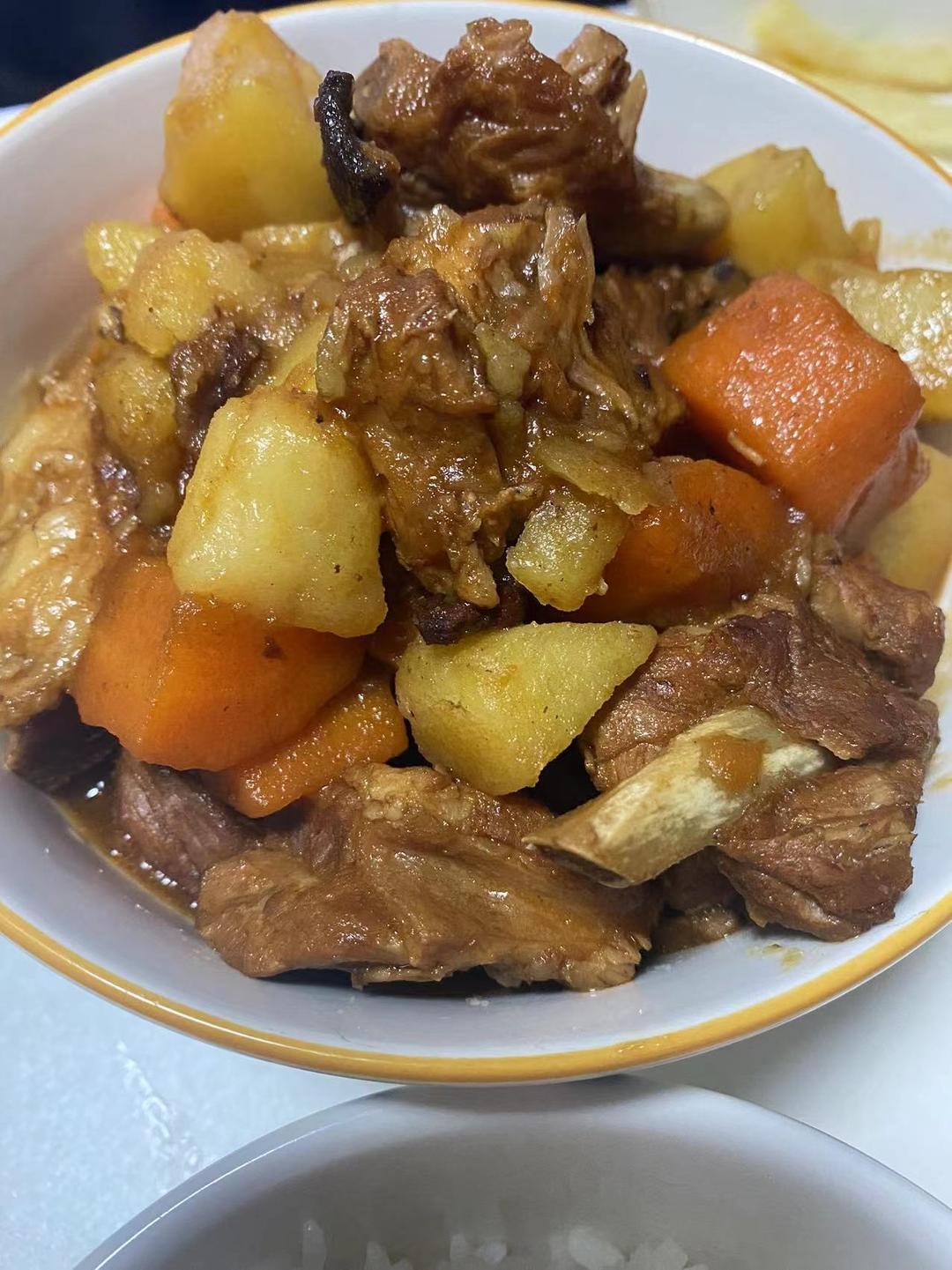 🔥巨好吃的红烧排骨炖土豆❗️懒人版轻松做拿手菜