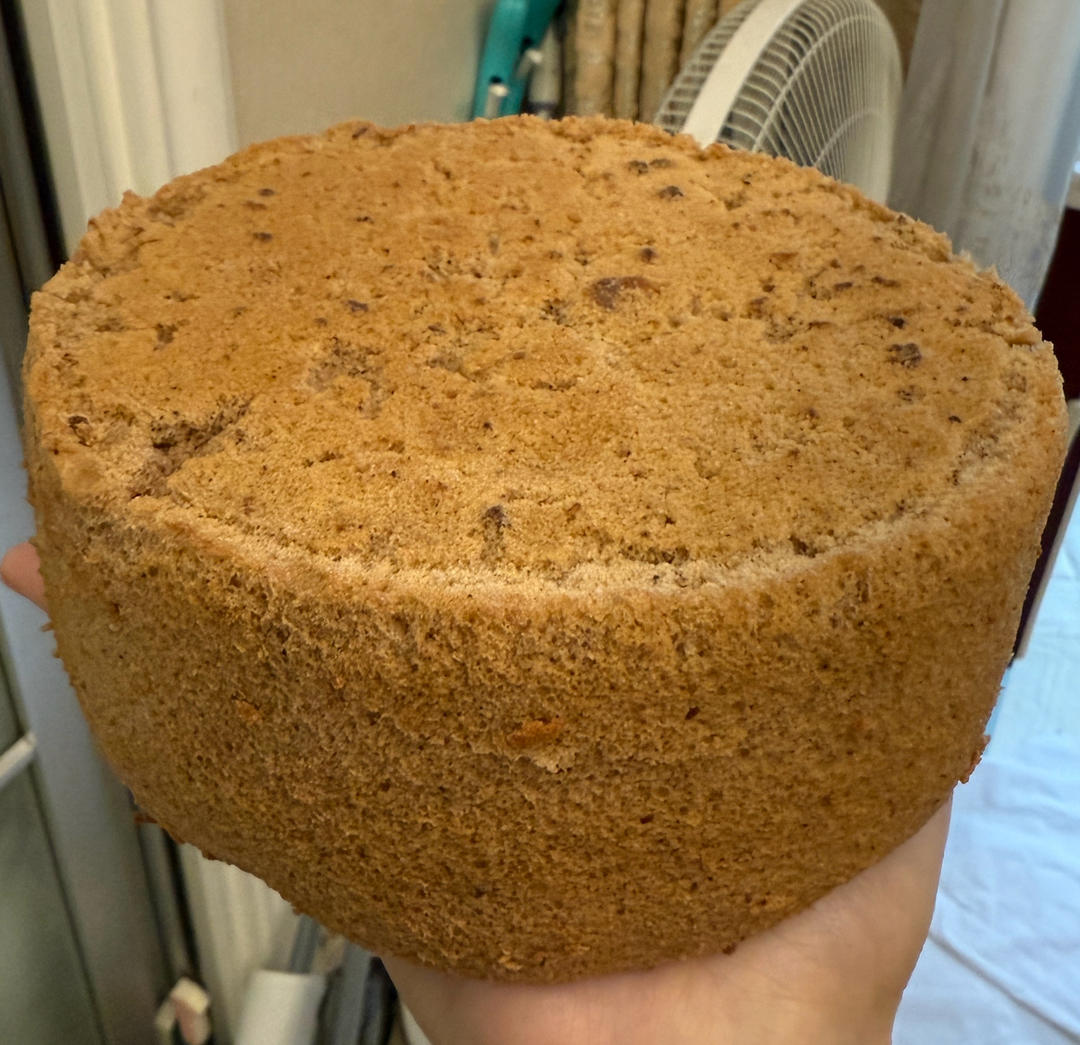 可可戚风蛋糕6寸