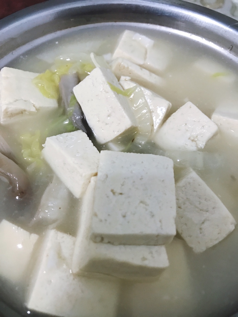 减肥食谱：白菜豆腐羹