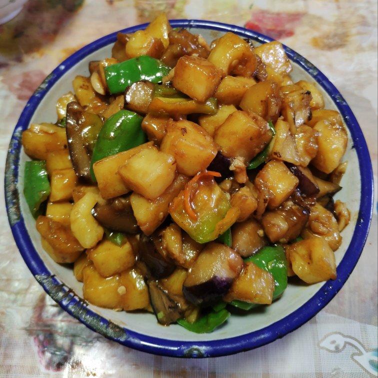 极简少油地三鲜