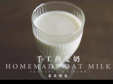 homemade oat milk 燕麦奶