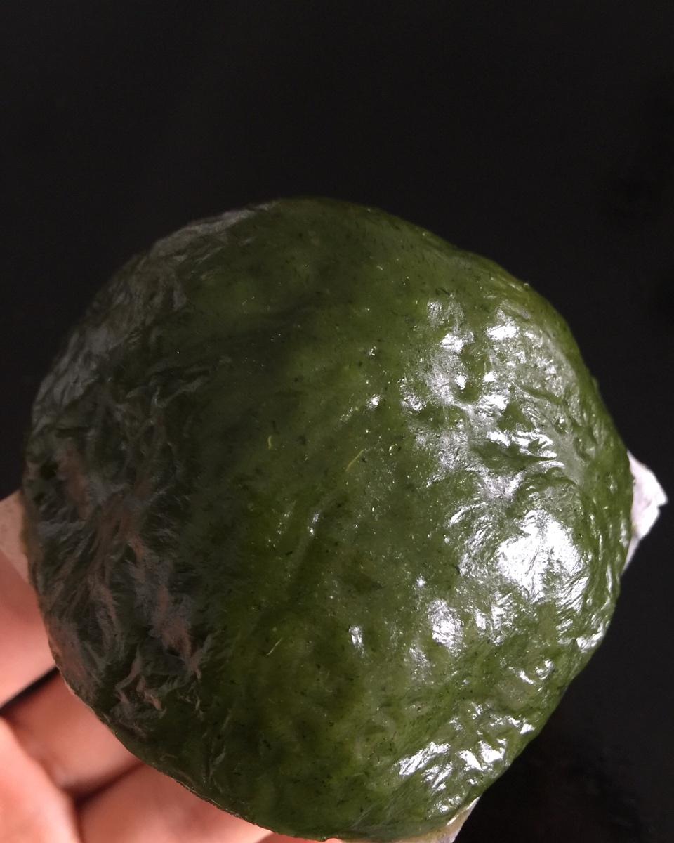 简易版的艾草清明圆子、清明果、草头团子（红豆沙、咸菜鲜肉春笋味）