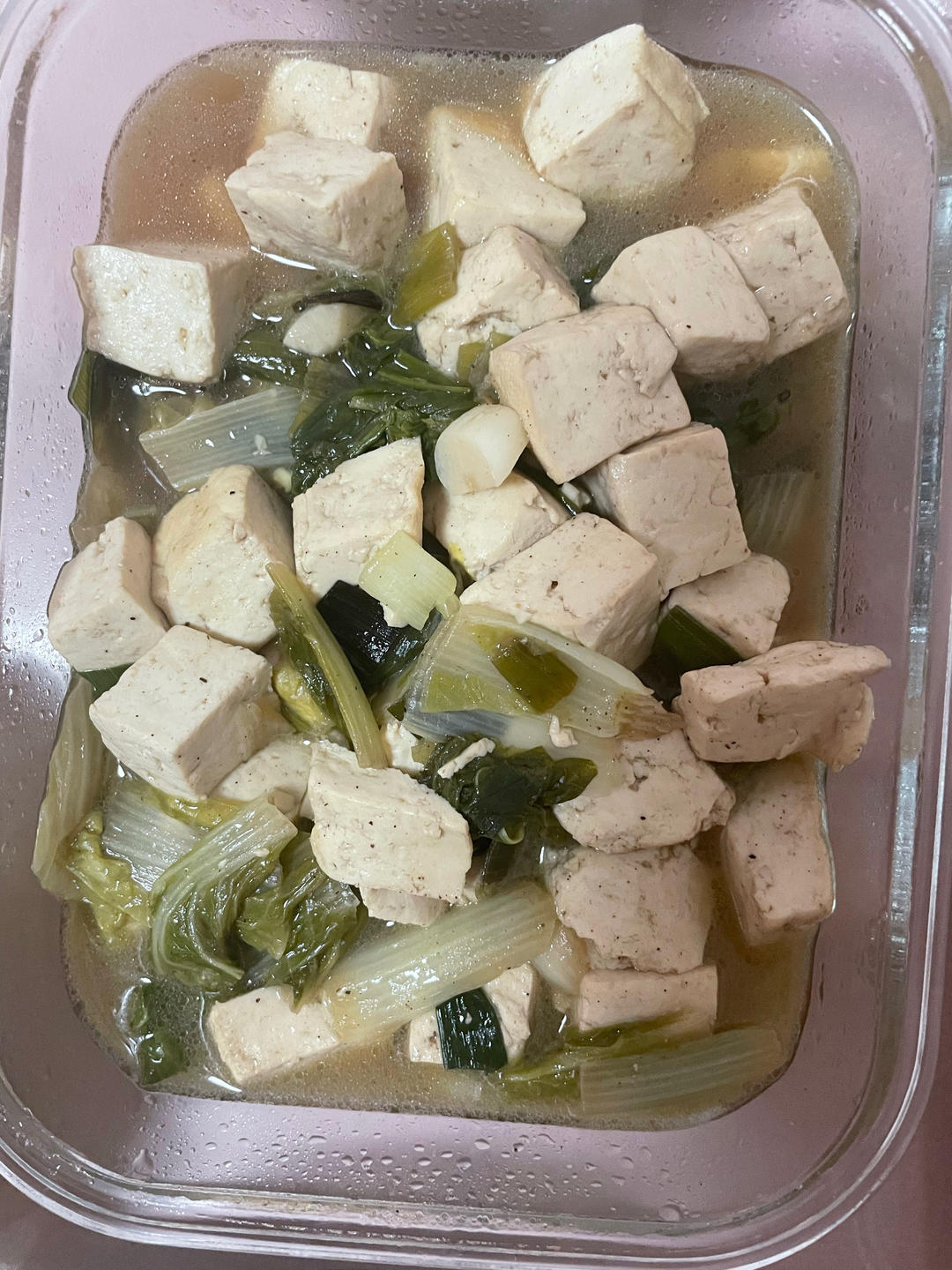 非常入味儿的小白菜炖豆腐