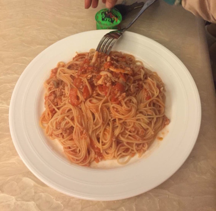 番茄肉酱意大利面