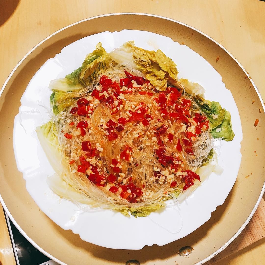 蒜蓉粉丝蒸娃娃菜
