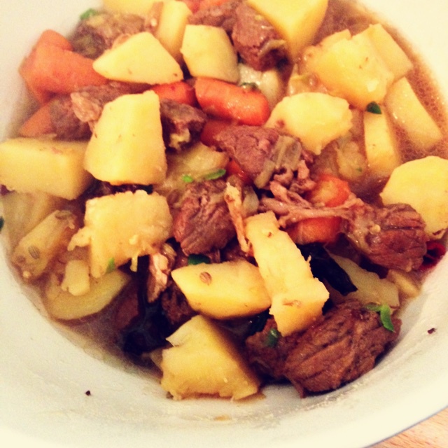 土豆炖牛肉