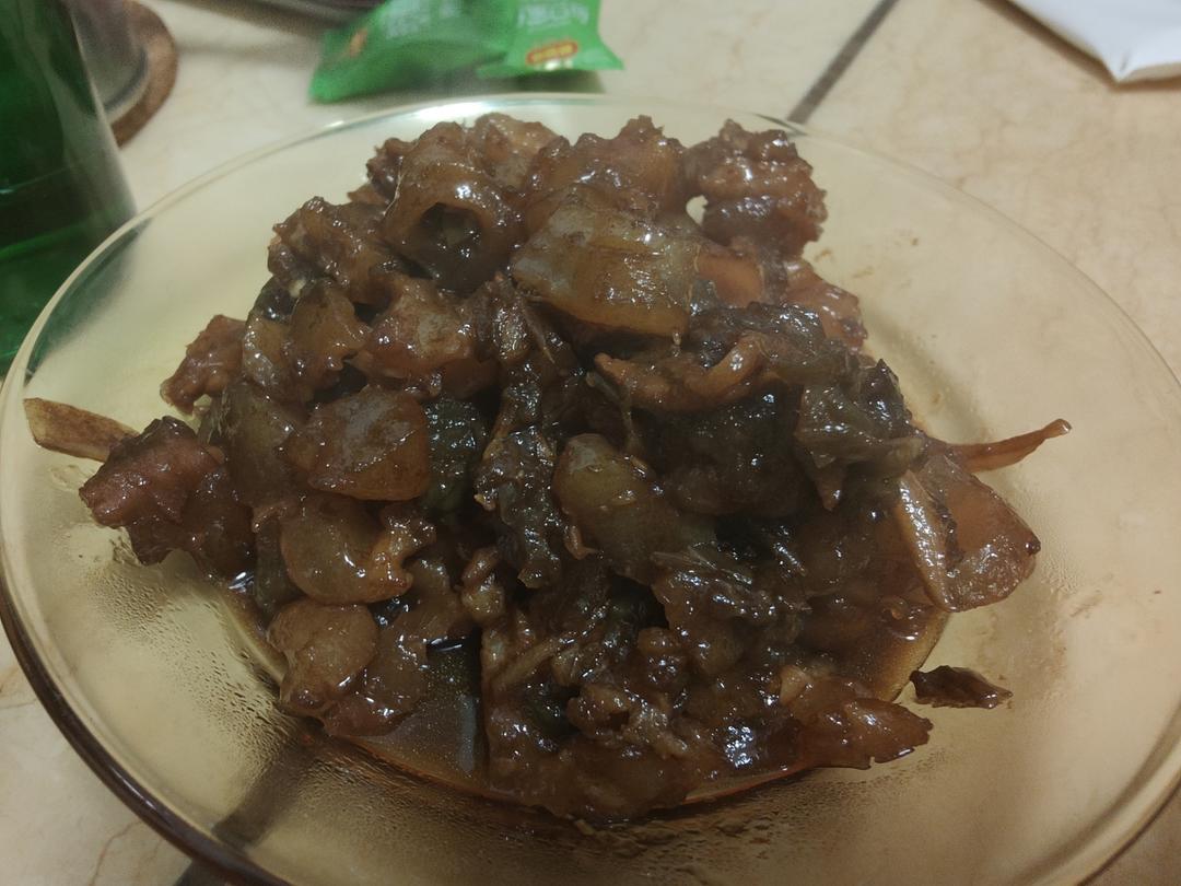 青椒炒牛蹄筋