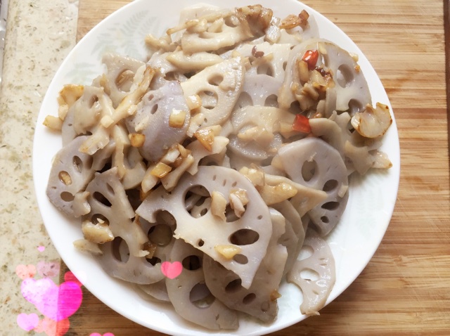 炝炒藕片