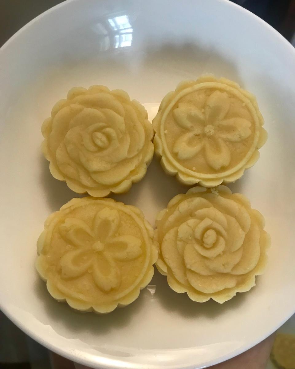 家庭无添加手工绿豆糕