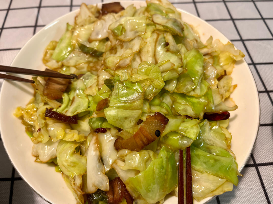 这么炒包菜，吃到空碗