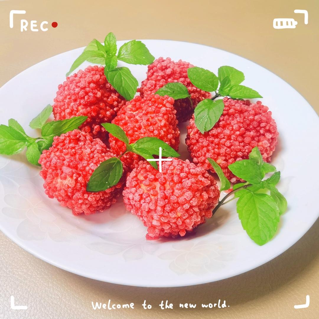 【荔枝芝士虾球】咸鲜浓香假荔枝get
