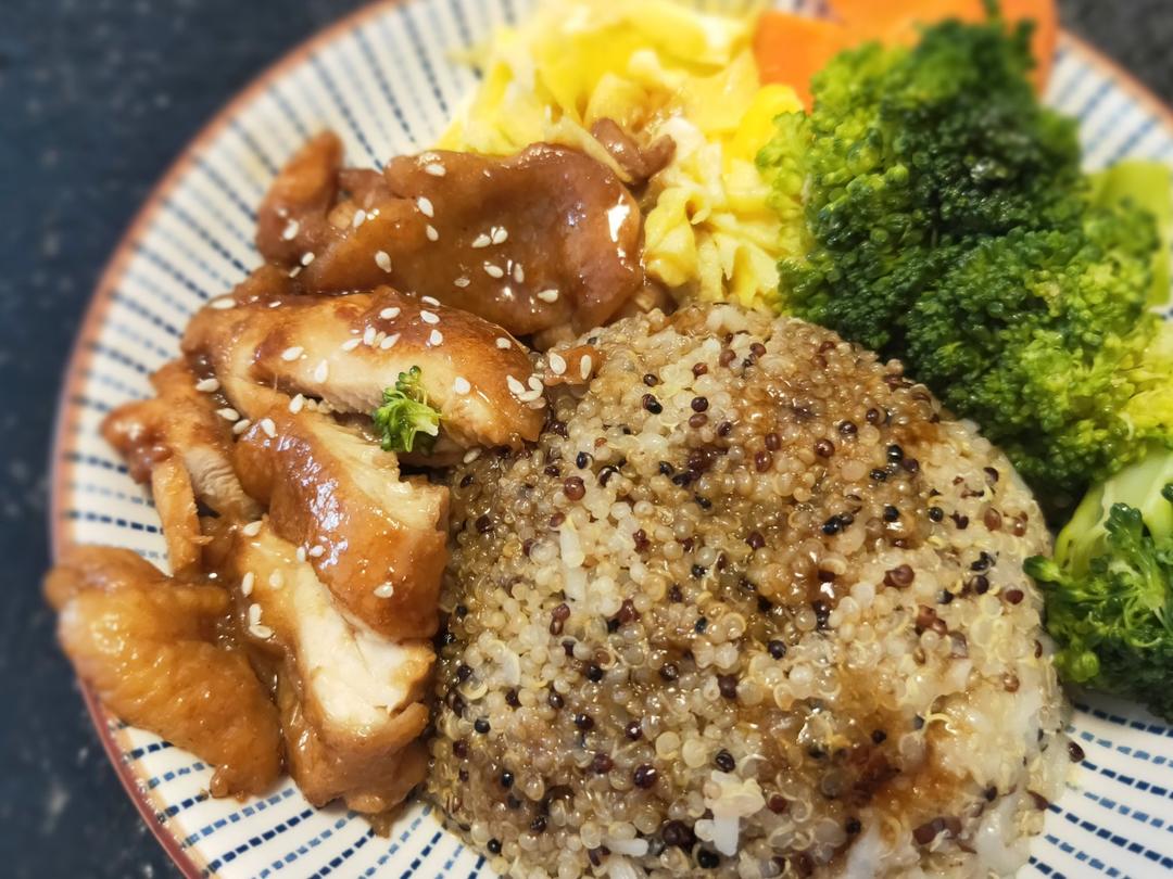 超美味的照烧鸡排饭