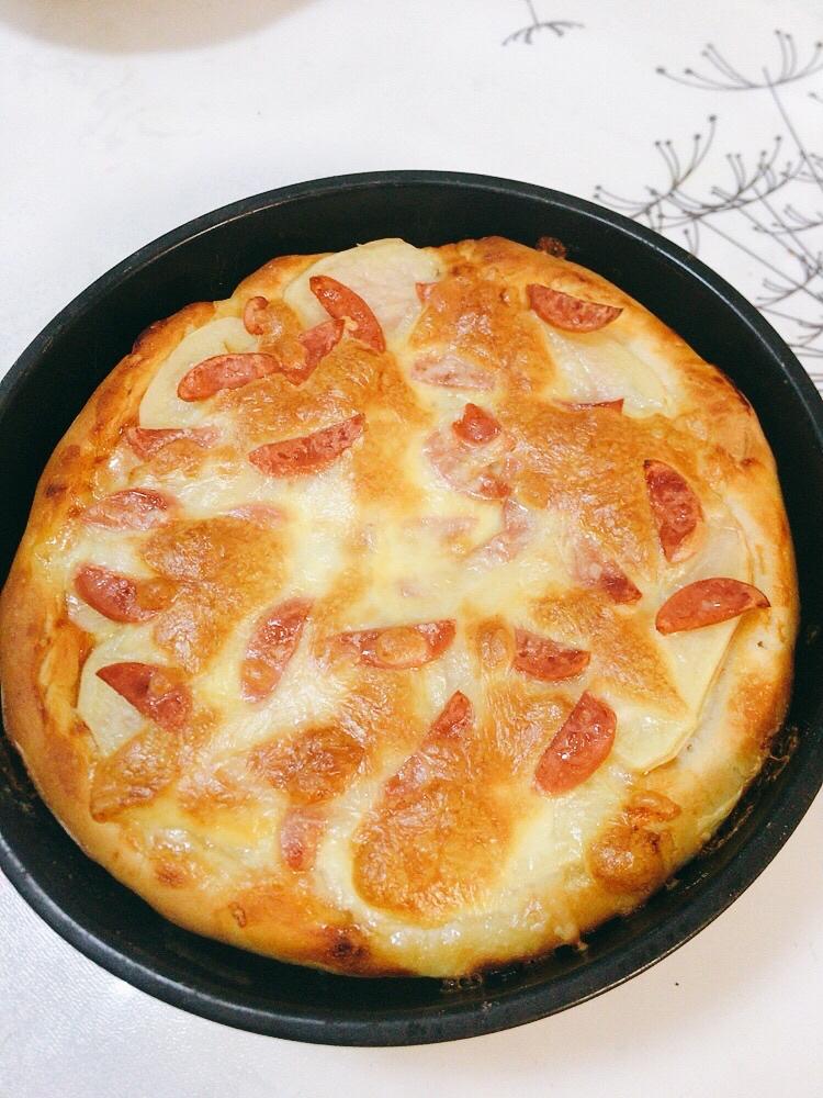 自制厚底披萨面饼