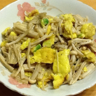 金针菇炒蛋