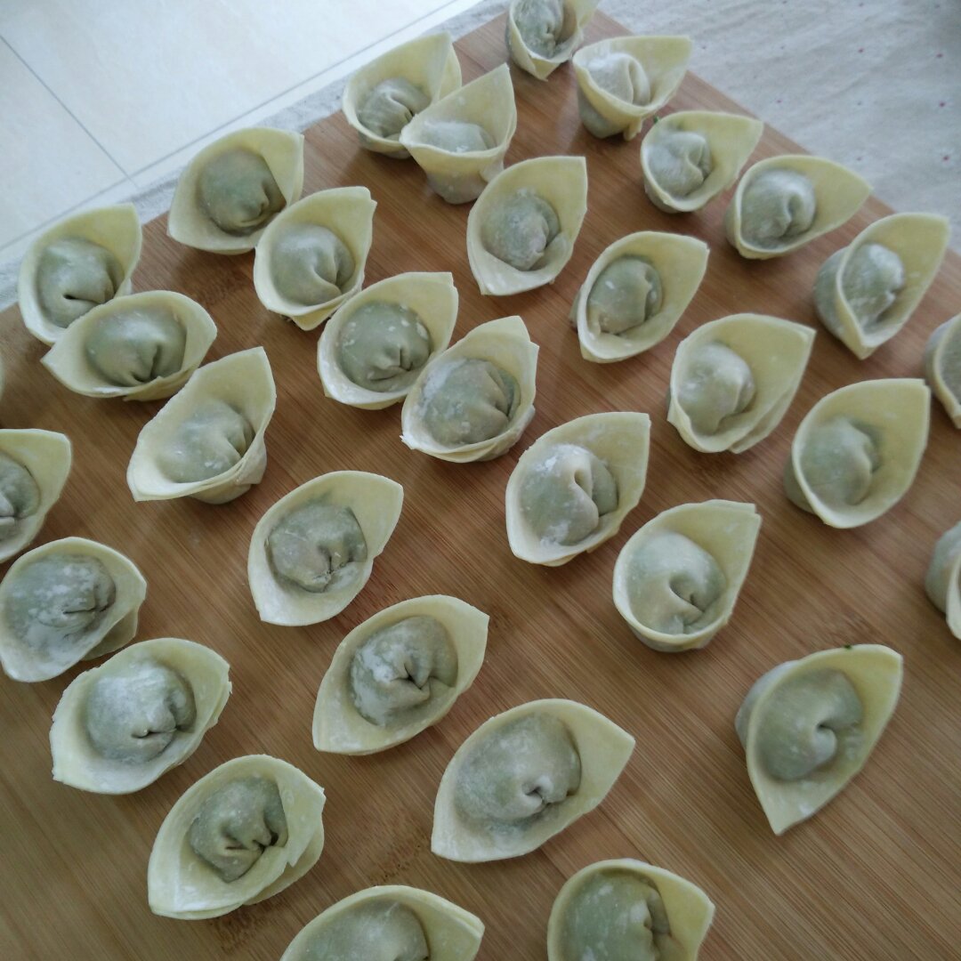 元宝馄饨的包法