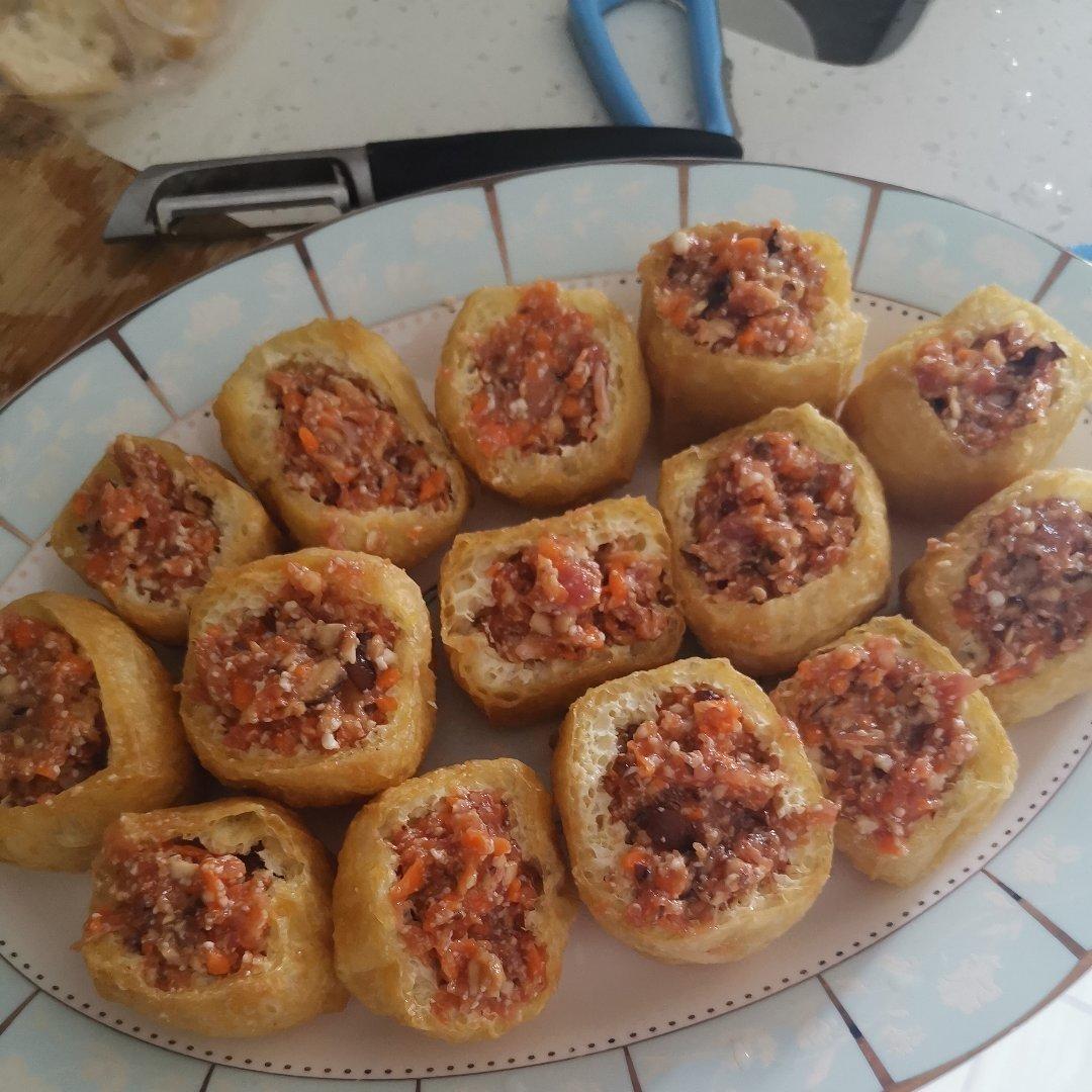 油豆泡塞肉