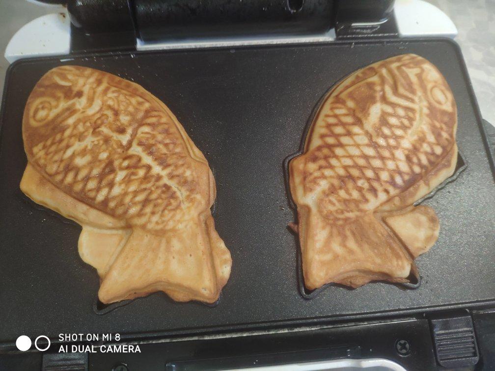 蜂蜜红豆麻薯鲷鱼烧—Kenwood松饼机