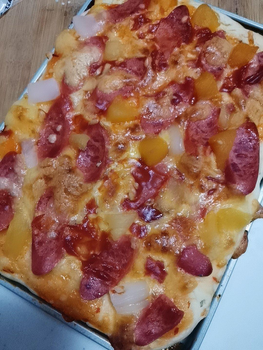 八寸披萨饼皮（四个）制作