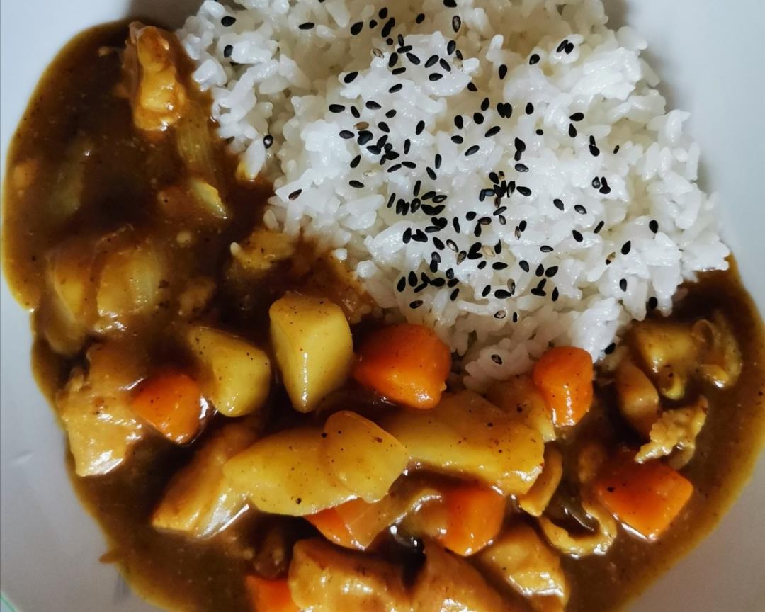 咖喱鸡饭的做法