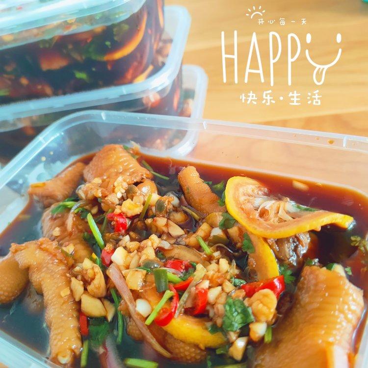 🍋柠檬百香果🌶️酸辣网红鸡爪