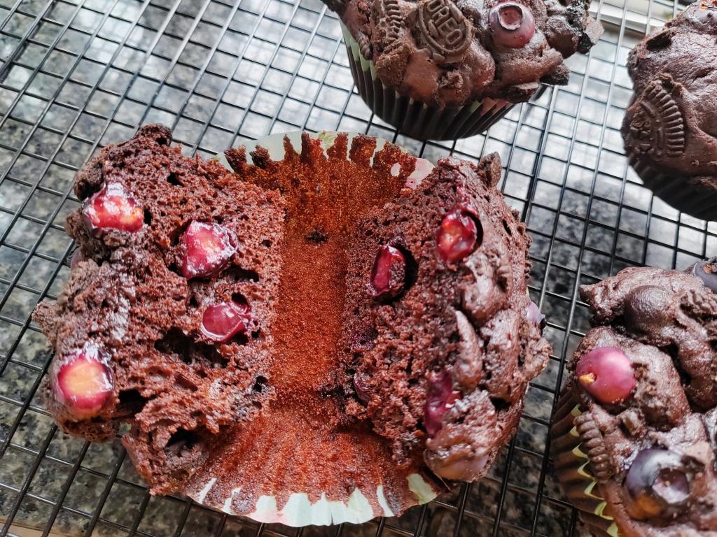 在家做巧克力蘑菇头麦芬蛋糕🍫