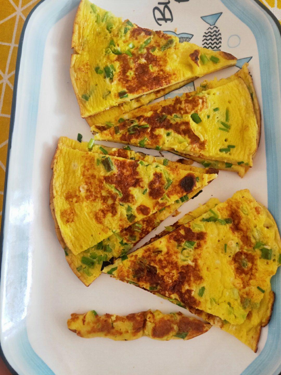 鸡蛋葱花饼